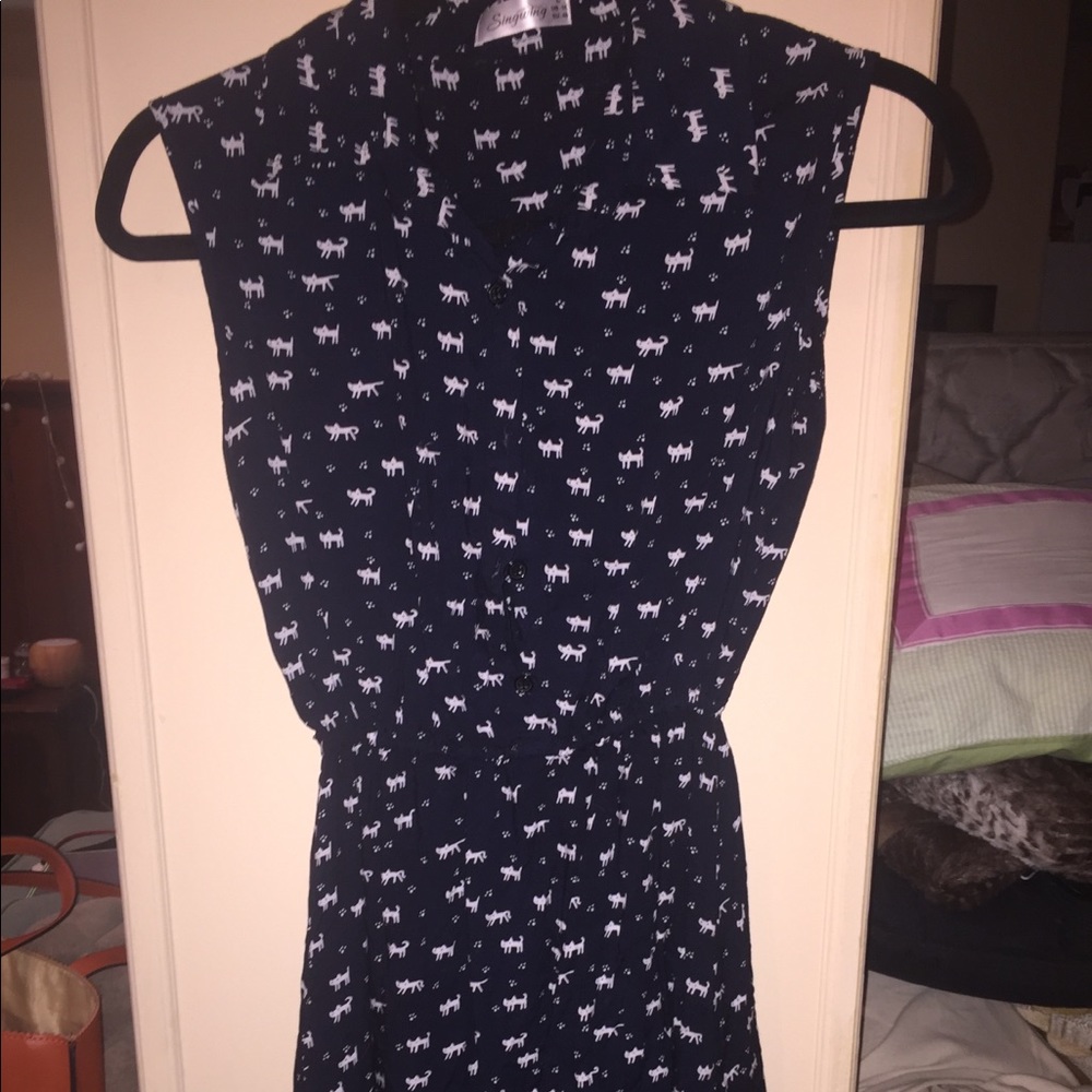 Peter Pan collar dress